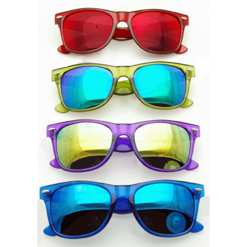 neon wayfarer sunglasses